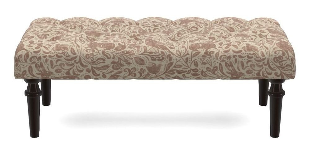 Small Buttoned Footstool