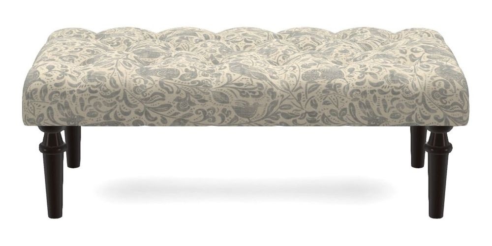 Small Buttoned Footstool