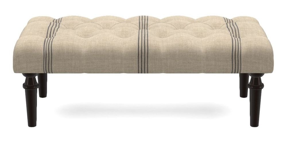 Small Buttoned Footstool