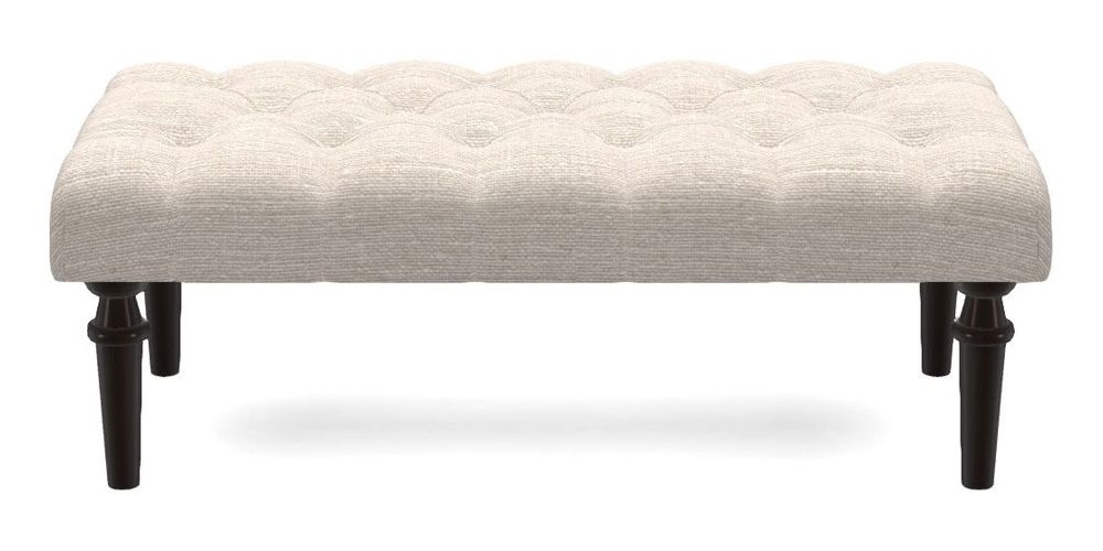 Small Buttoned Footstool