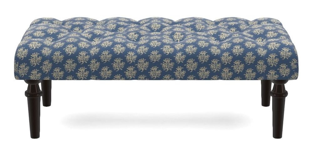 Small Buttoned Footstool