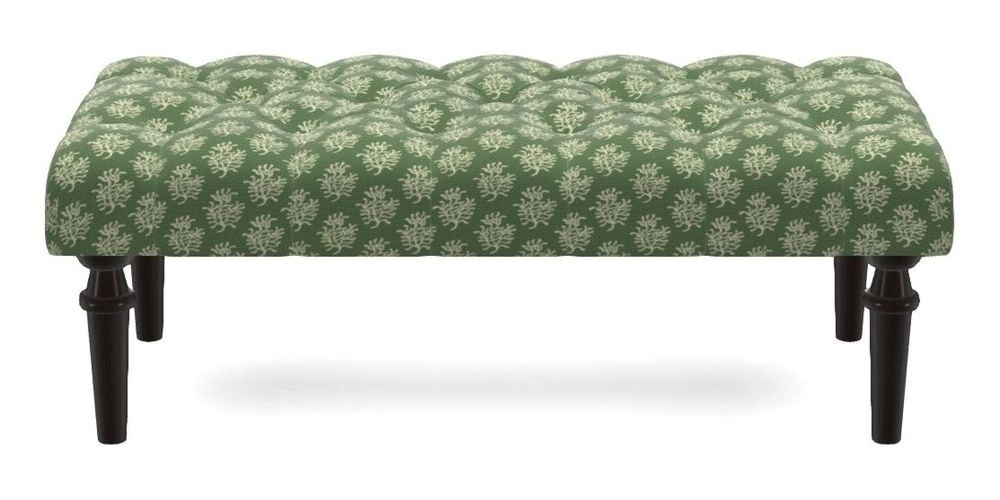 Small Buttoned Footstool