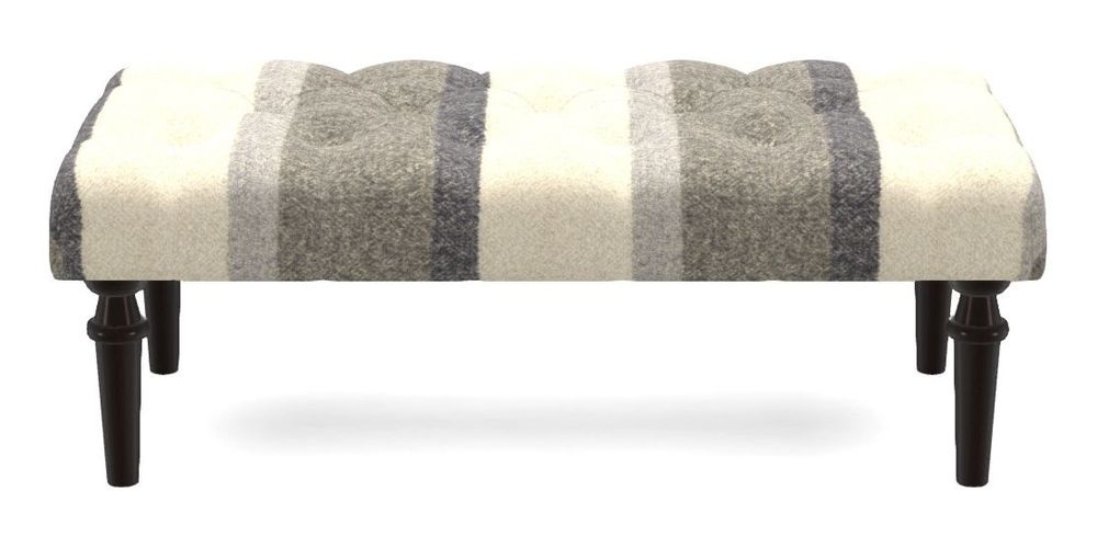 Small Buttoned Footstool