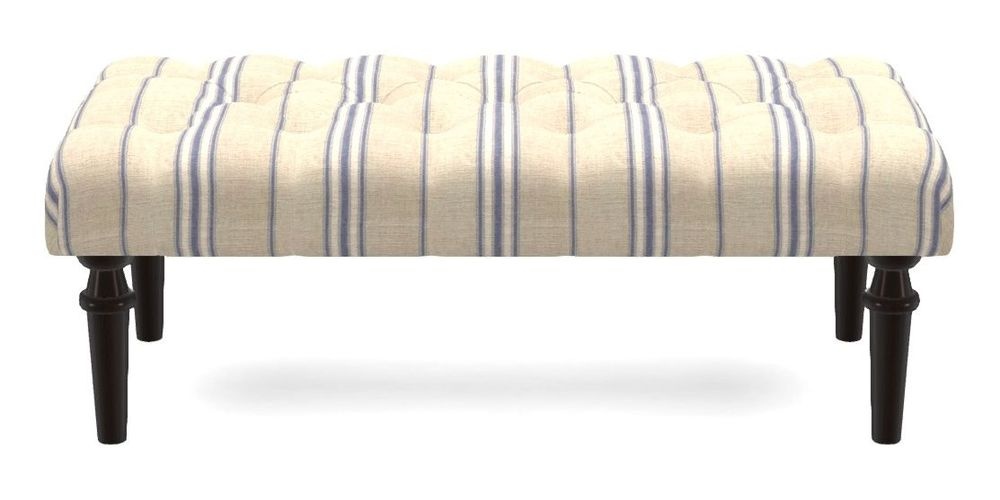 Small Buttoned Footstool