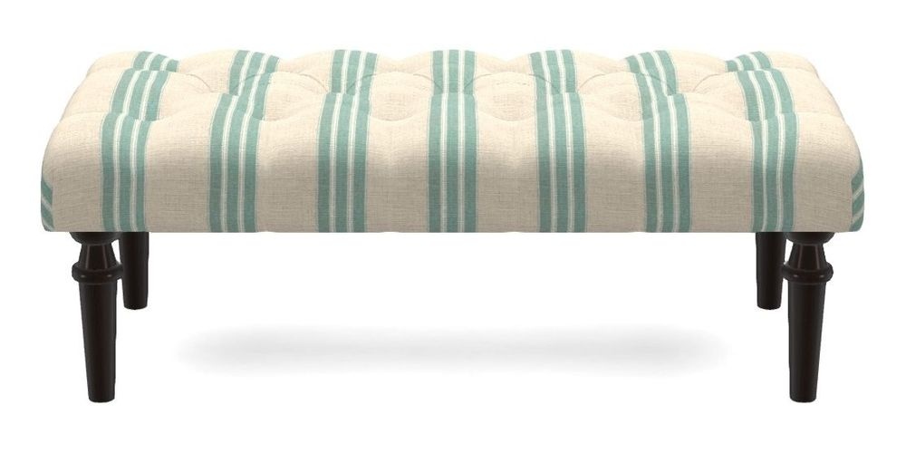 Small Buttoned Footstool