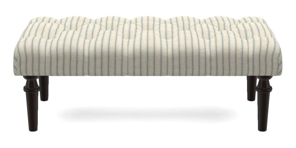 Small Buttoned Footstool