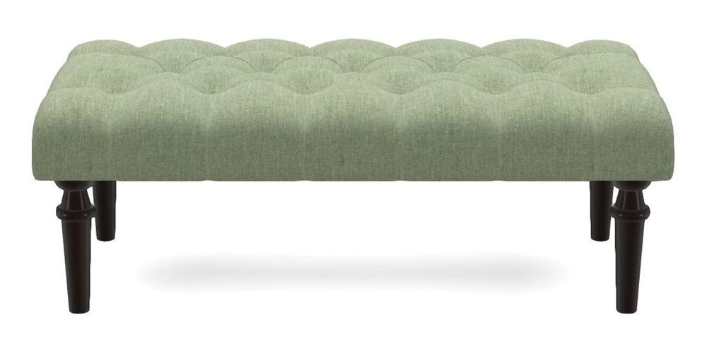 Small Buttoned Footstool