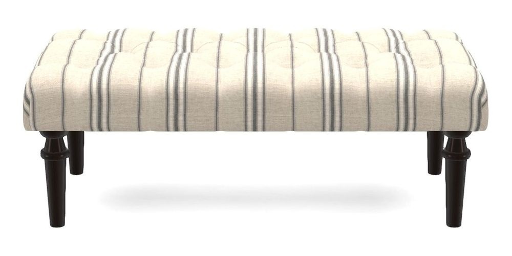 Small Buttoned Footstool