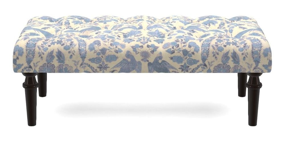 Small Buttoned Footstool