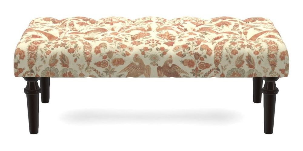 Small Buttoned Footstool