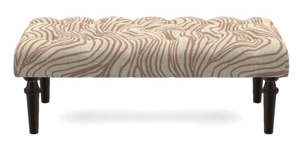 Small Buttoned Footstool
