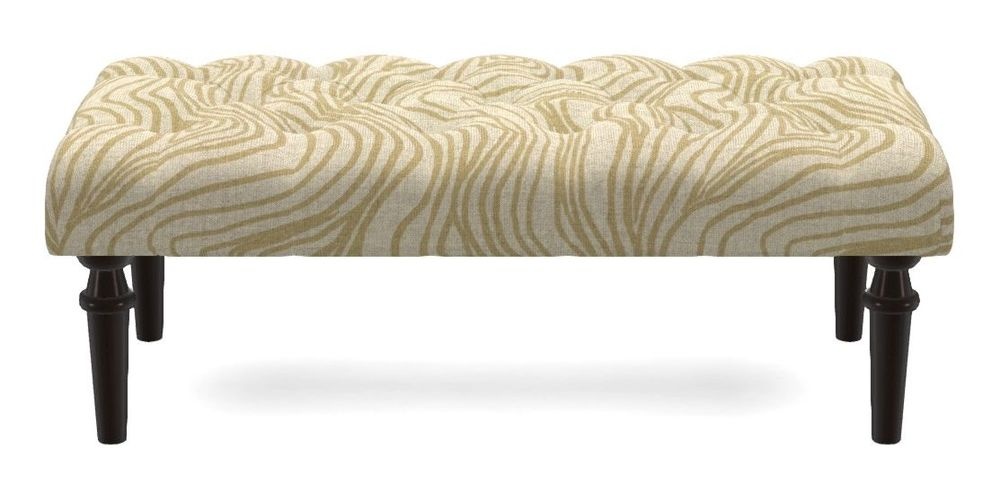 Small Buttoned Footstool