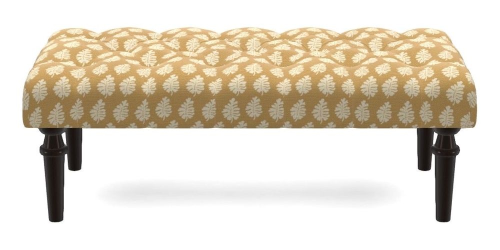 Small Buttoned Footstool