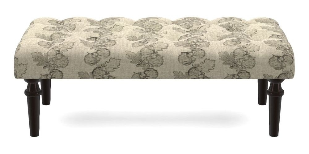Small Buttoned Footstool