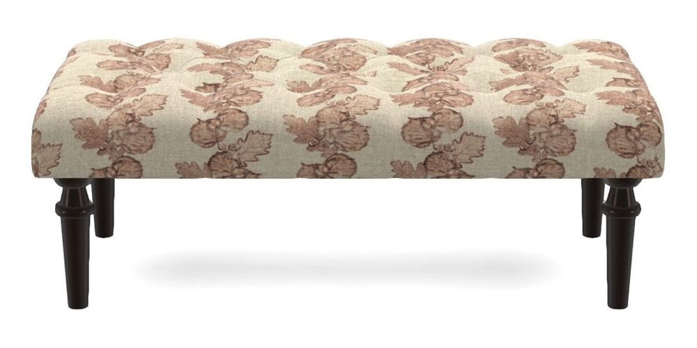 Small Buttoned Footstool