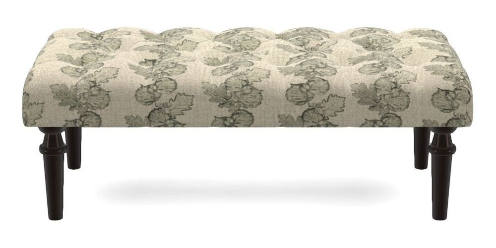 Small Buttoned Footstool