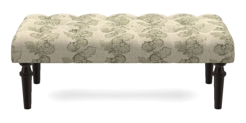 Small Buttoned Footstool
