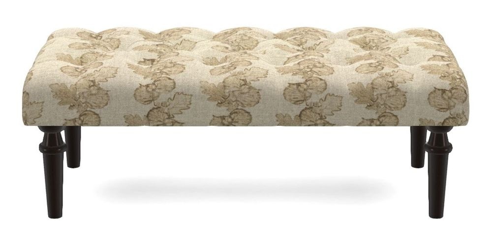 Small Buttoned Footstool