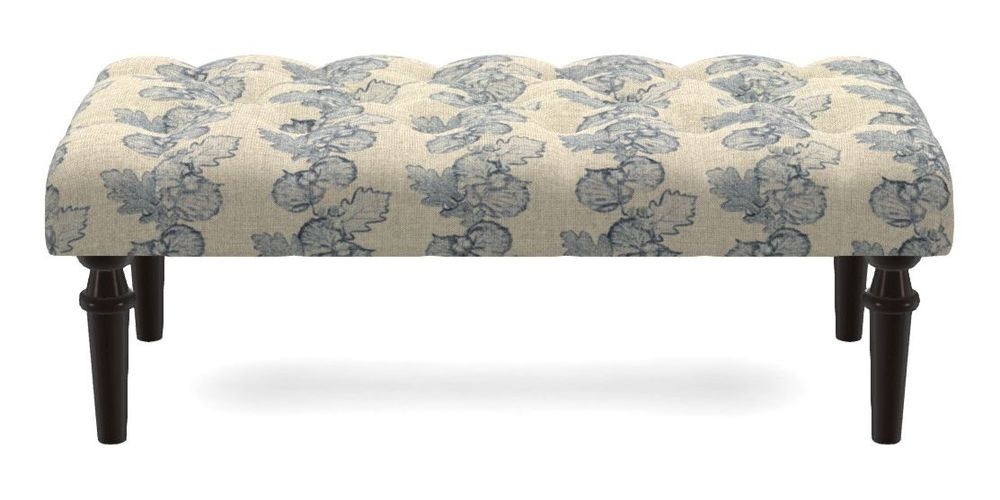 Small Buttoned Footstool