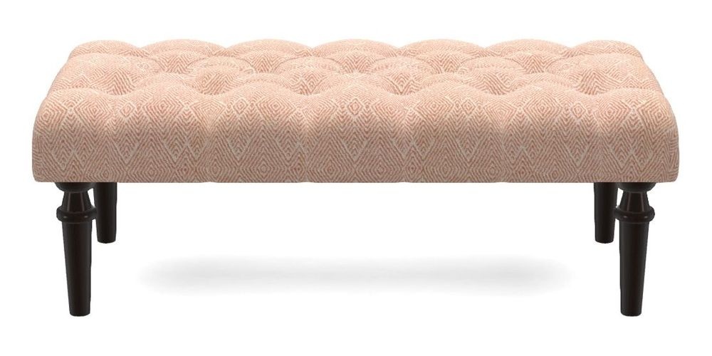 Small Buttoned Footstool