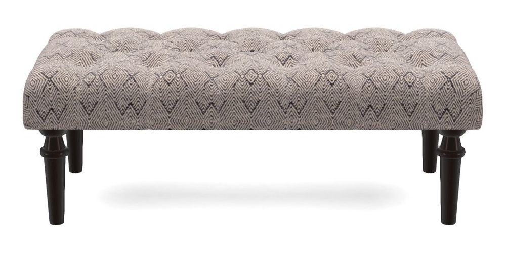 Small Buttoned Footstool