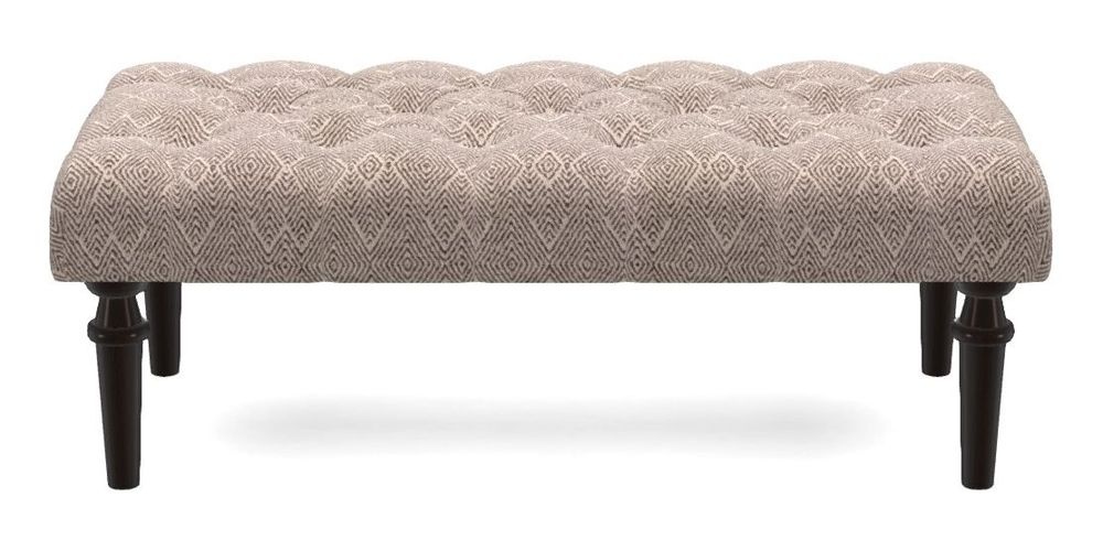 Small Buttoned Footstool