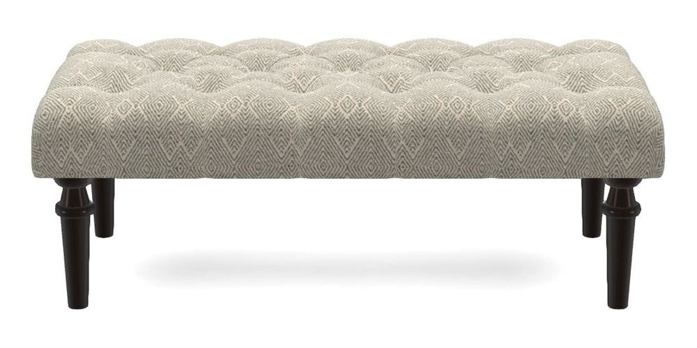 Small Buttoned Footstool