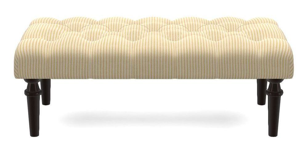 Small Buttoned Footstool