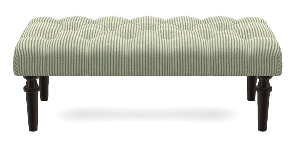 Small Buttoned Footstool