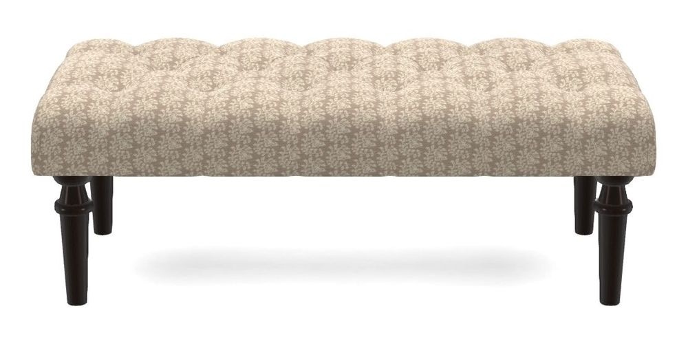 Small Buttoned Footstool