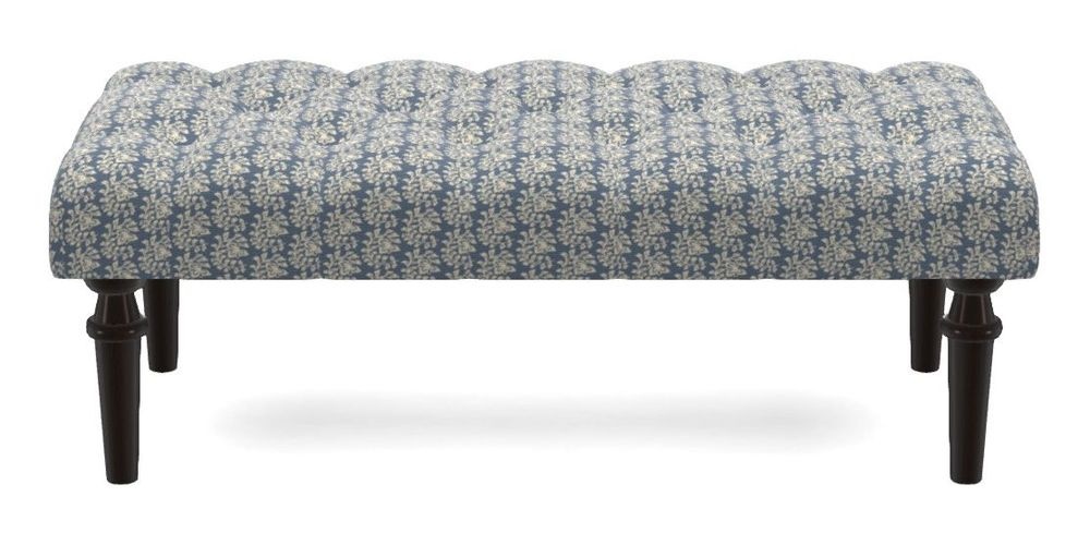 Small Buttoned Footstool