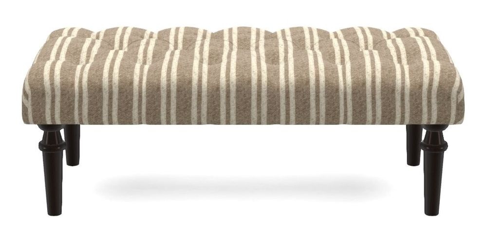 Small Buttoned Footstool