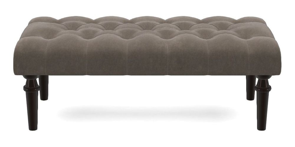 Small Buttoned Footstool