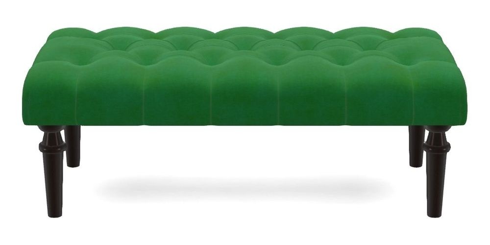 Small Buttoned Footstool