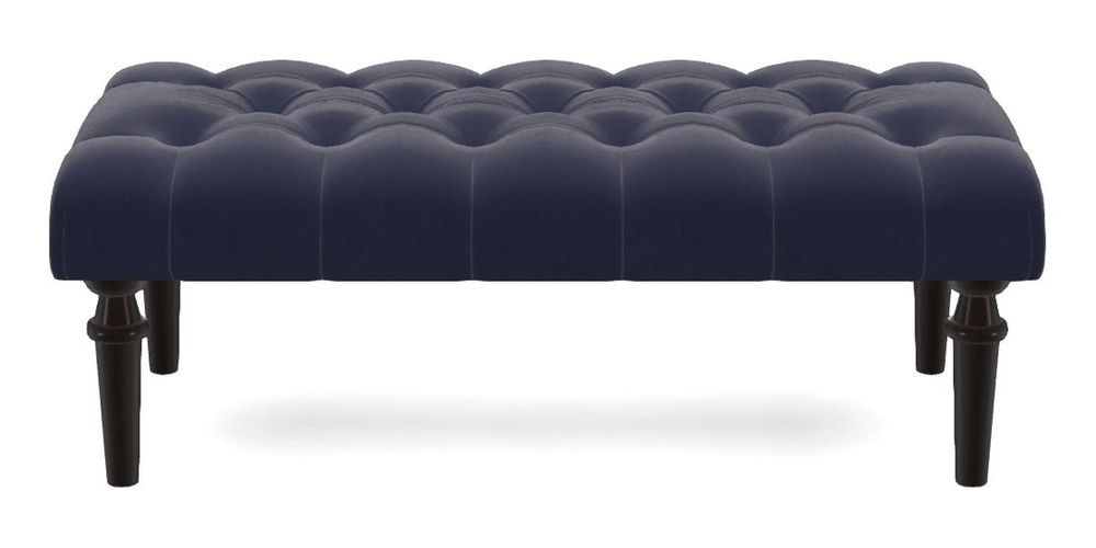 Small Buttoned Footstool