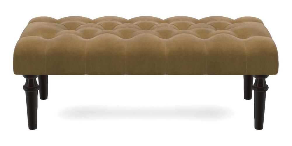 Small Buttoned Footstool