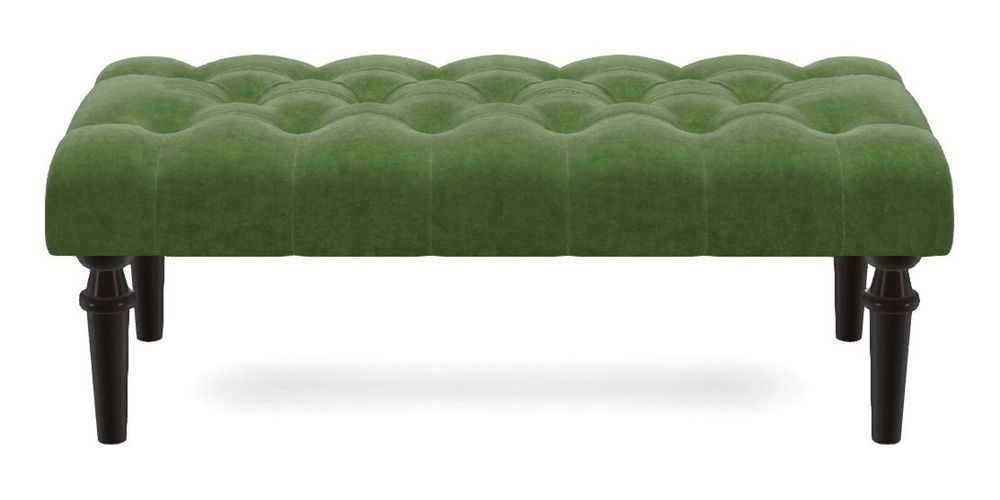 Small Buttoned Footstool