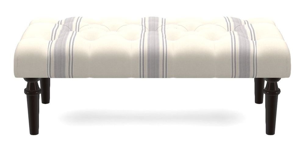 Small Buttoned Footstool