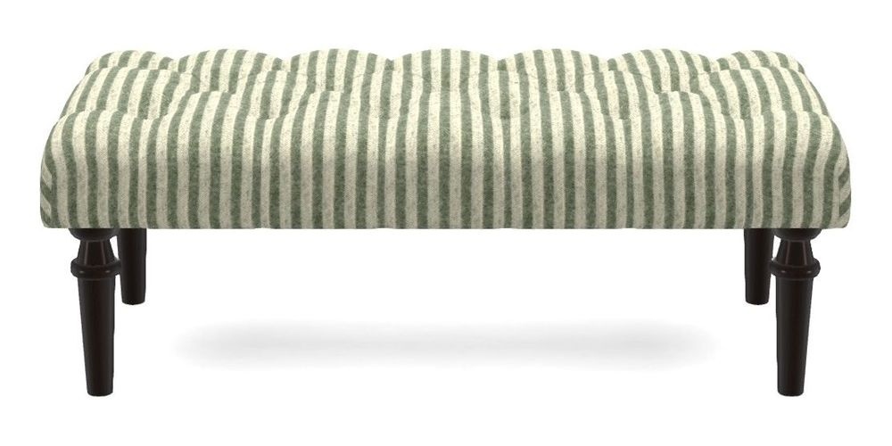 Small Buttoned Footstool