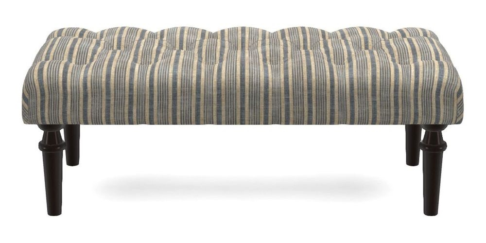 Small Buttoned Footstool