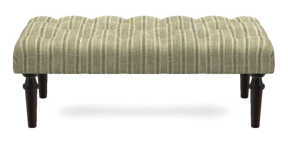 Small Buttoned Footstool