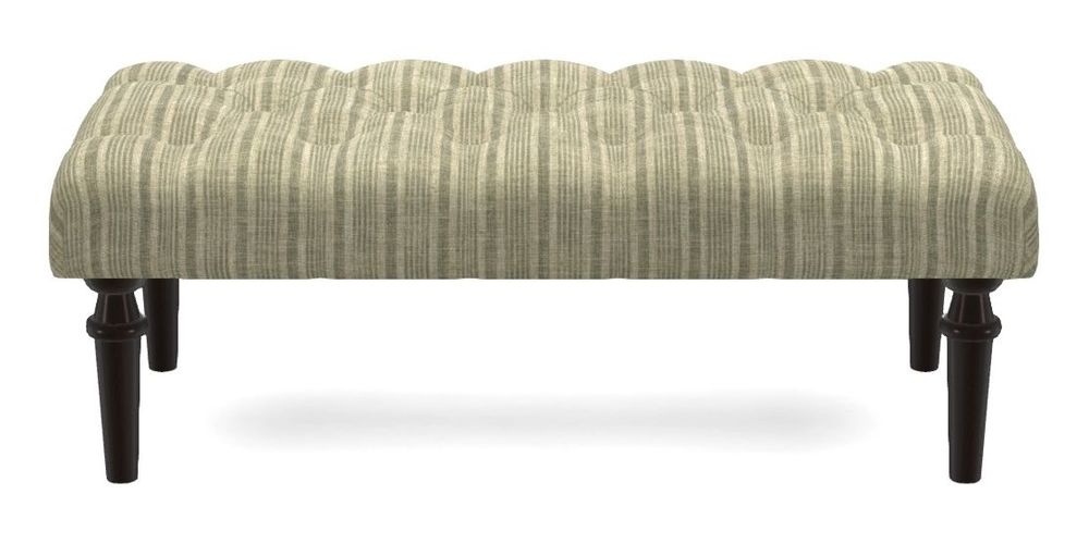 Small Buttoned Footstool