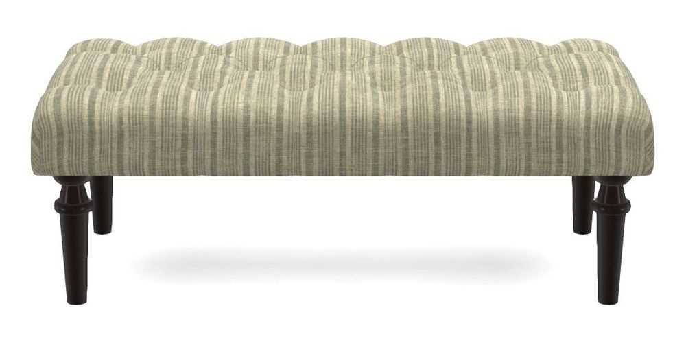 Small Buttoned Footstool