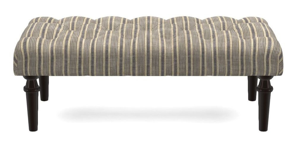 Small Buttoned Footstool