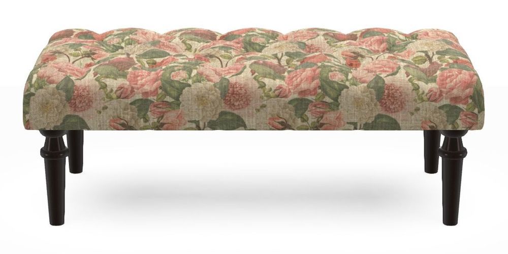 Small Buttoned Footstool