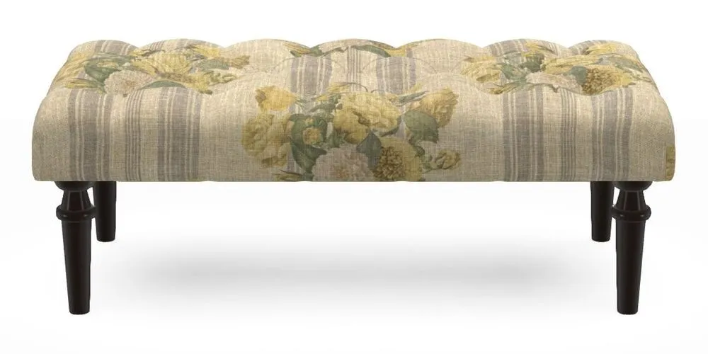 Bespoke Small Buttoned Footstools