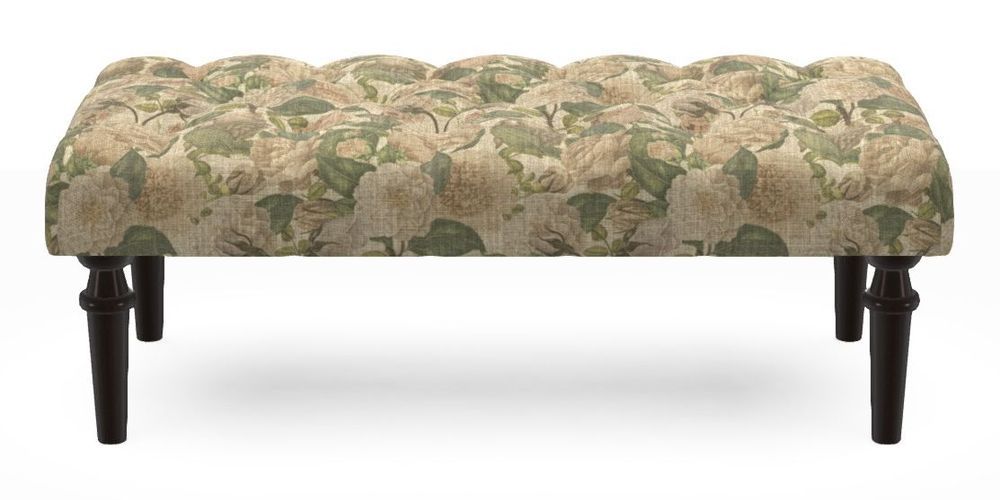 Small Buttoned Footstool