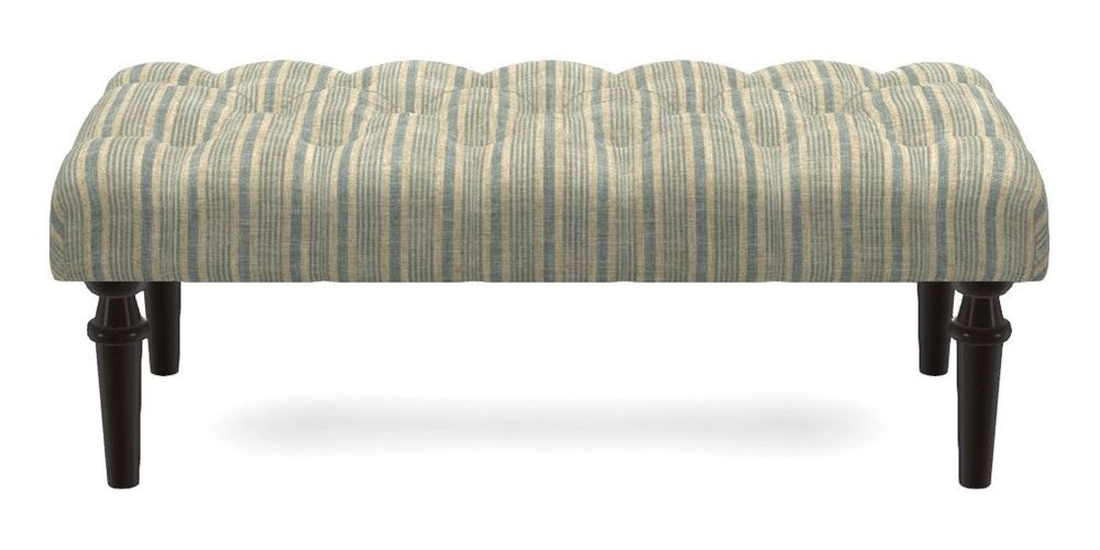 Small Buttoned Footstool