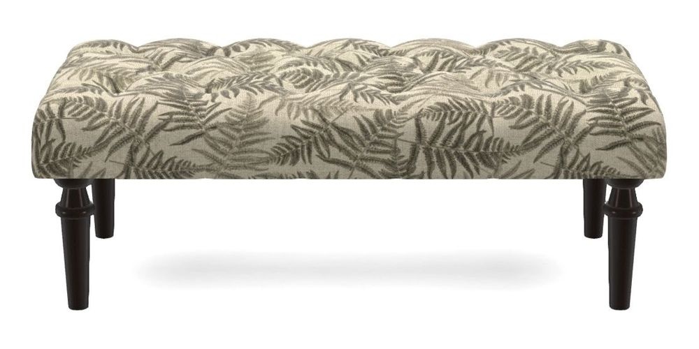 Small Buttoned Footstool