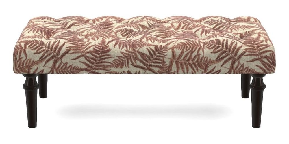Small Buttoned Footstool
